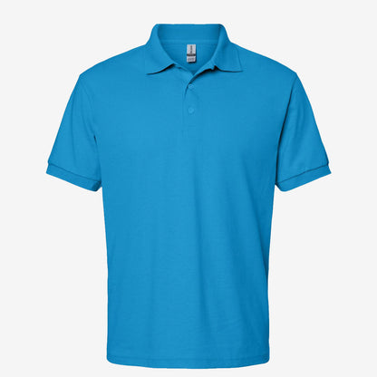 Custom Left Chest Print -  DryBlend Jersey Adult Polo