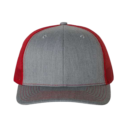 Heather Grey/Red