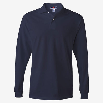 Custom Left Chest Print -  SpotShield 50/50 Long Sleeve Adult Polo